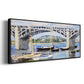 The Bridge Over the Seine, 1874 - Floater Framed Canvas Print
