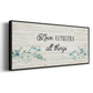 Floral Love - Floater Framed Canvas Print