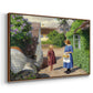 Summer Day in Jyllinge, 1922 - Floater Framed Canvas Print