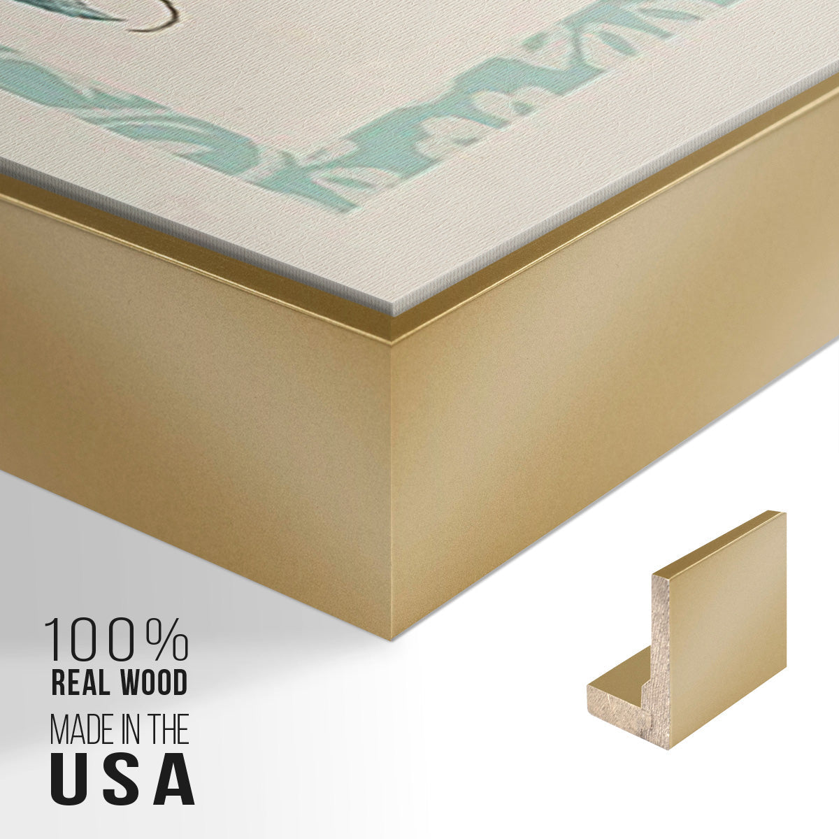 Willow Blue Besler I - Floater Framed Canvas Set