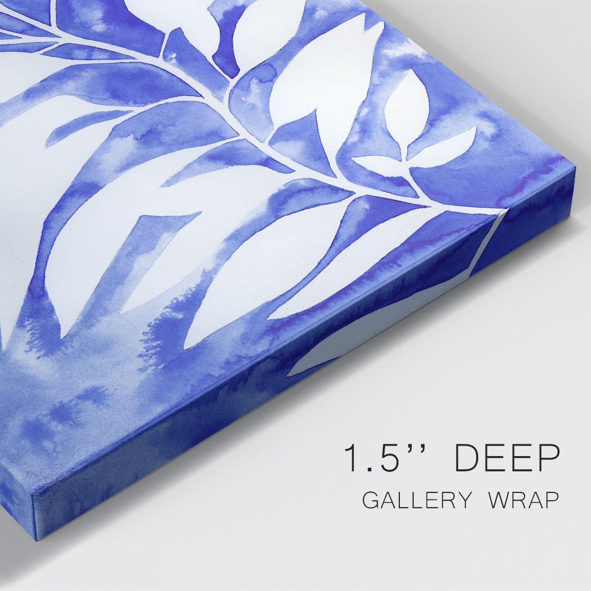 Ink Blot Vine I Premium Gallery Wrapped Canvas - Ready to Hang