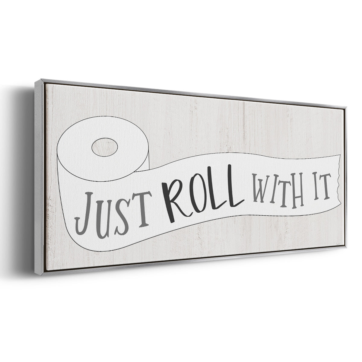 Just Roll - Floater Framed Canvas Print