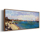 Regatta at Sainte Adresse - Floater Framed Canvas Print
