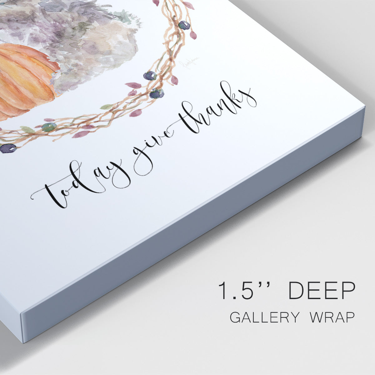 Harvest Home Bunny - Canvas Art Print