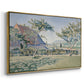 Comblat-le-Château, the Meadow, Opus 161, 1887 - Floater Framed Canvas Print