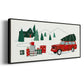 Going to Grandmas Collection D - Floater Framed Canvas Print