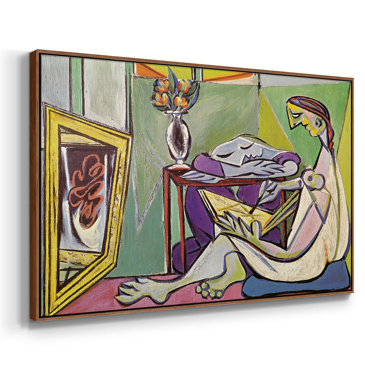 The Muse, 1935 - Floater Framed Canvas Print