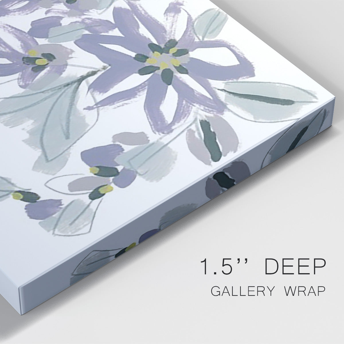 Periwinkle Patch IV - Canvas Art Print