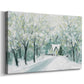 Eve of Snowwhite Midwinter - Canvas Art Print