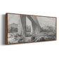 Richmond from the James - Floater Framed Canvas Print