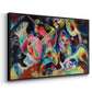 Improvisation. Deluge, 1913 - Floater Framed Canvas Print