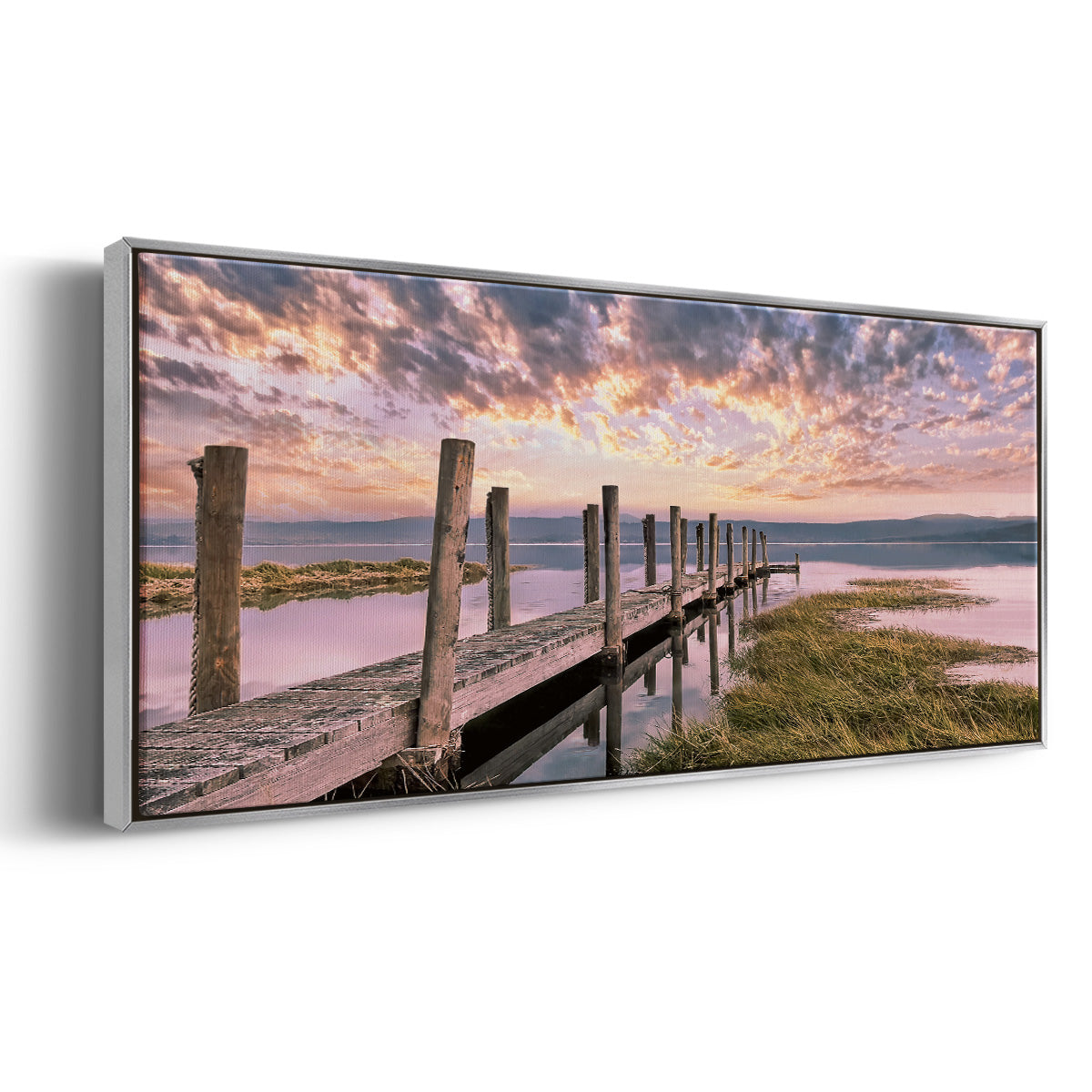 Sky - Floater Framed Canvas Print