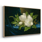 Giant Magnolias on a Blue Velvet Cloth, c. 1890 - Floater Framed Canvas Print