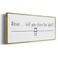 Alexa ... - Floater Framed Canvas Print