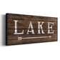 To the Lake - Floater Framed Canvas Print