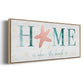 Home Beach - Floater Framed Canvas Print