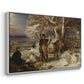 The Day's Sport, 1826 - Floater Framed Canvas Print