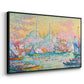 The Golden Horn, Constantinople, 1907 - Floater Framed Canvas Print