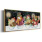 Christmas Lineup - Floater Framed Canvas Print