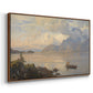 Traunsee, 1871 - Floater Framed Canvas Print