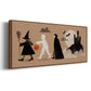 Graphic Halloween Collection D - Floater Framed Canvas Print