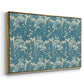 Tulip (Teal), 1875 - Floater Framed Canvas Print