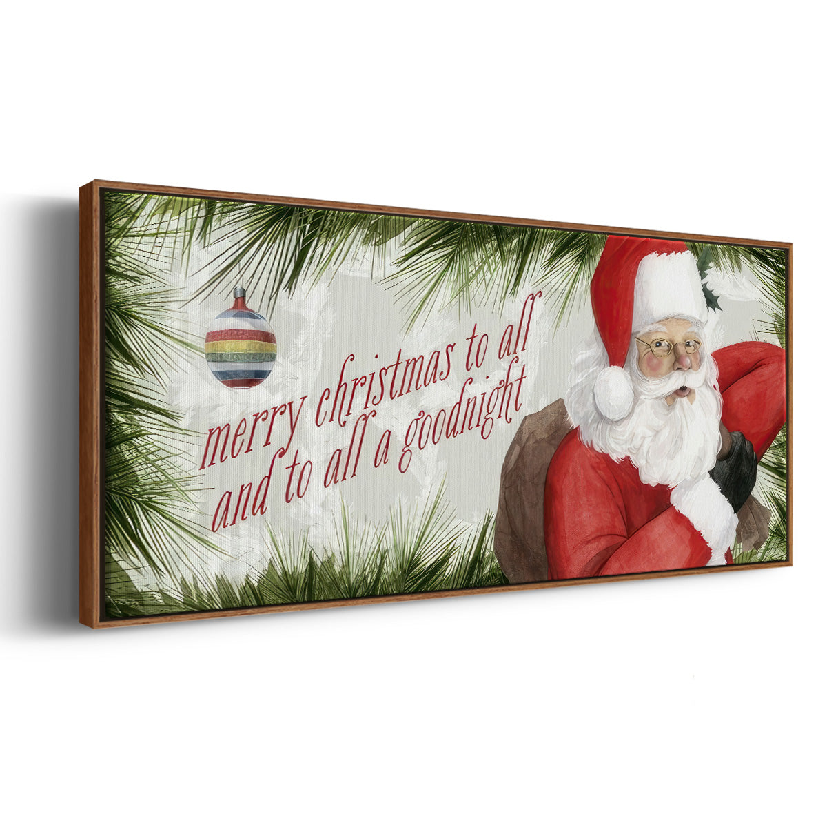 Arose Such a Clatter Collection D - Floater Framed Canvas Print