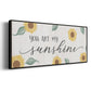 You Are My Sunshine - Floater Framed Canvas Print