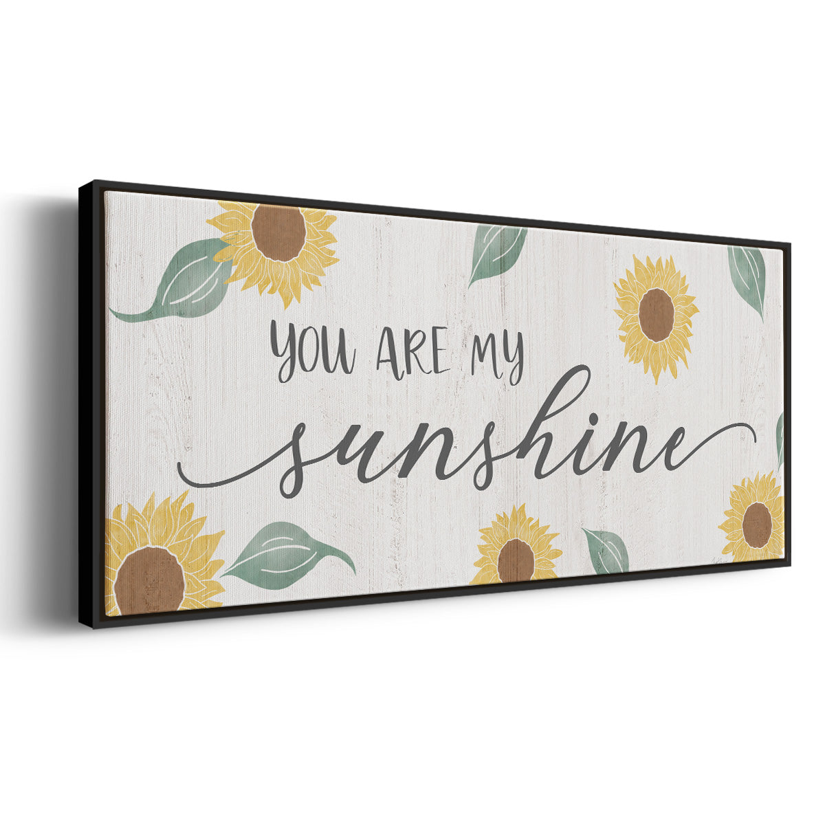 You Are My Sunshine - Floater Framed Canvas Print