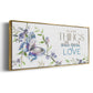 Small Things, Great Love - Floater Framed Canvas Print