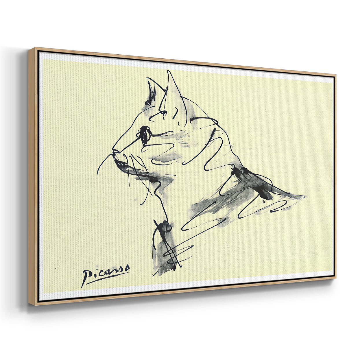 Cat (Le chat), c. 1961 - Floater Framed Canvas Print