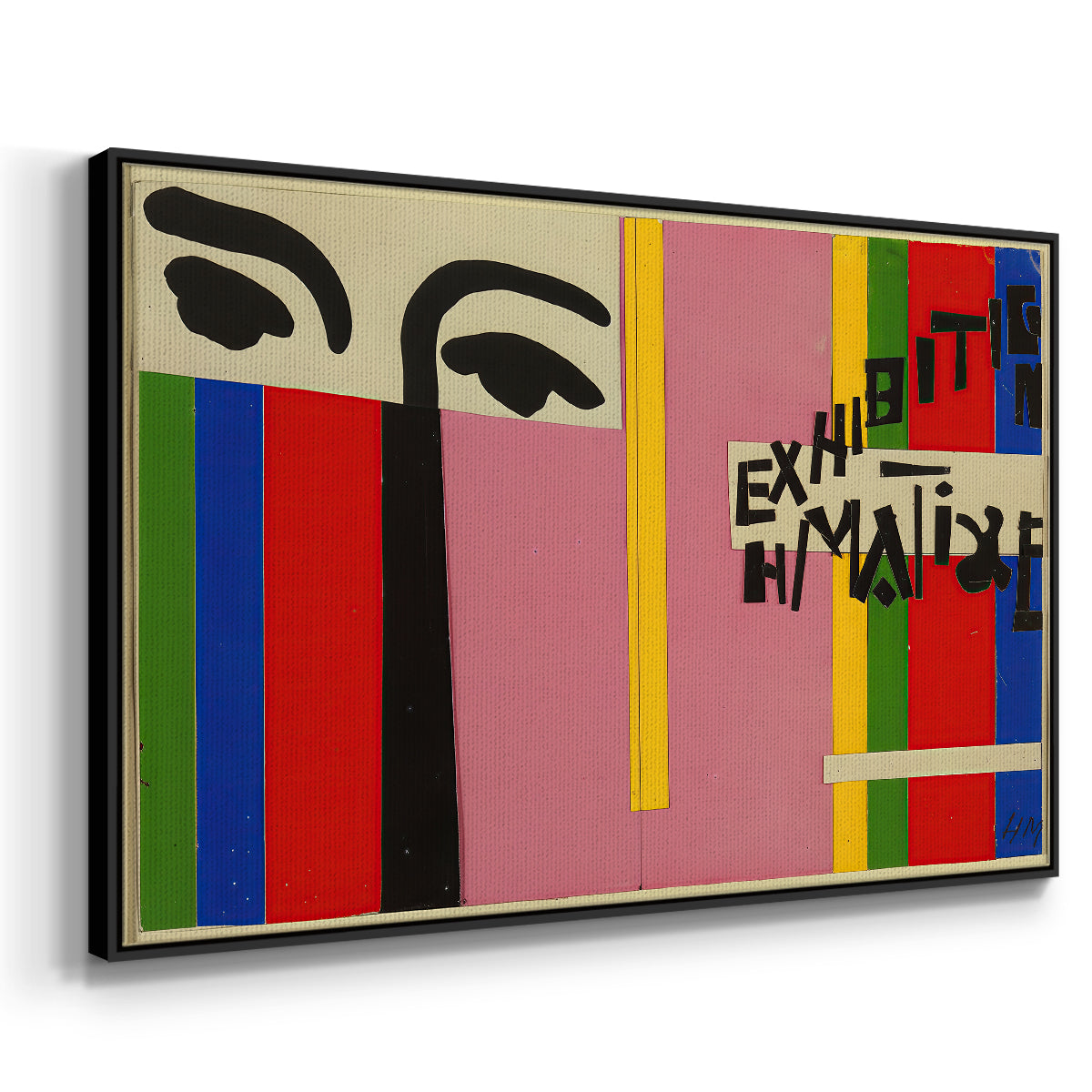 Design for Cover of Exhibition Catalogue, 1951 - Floater Framed Canvas Print