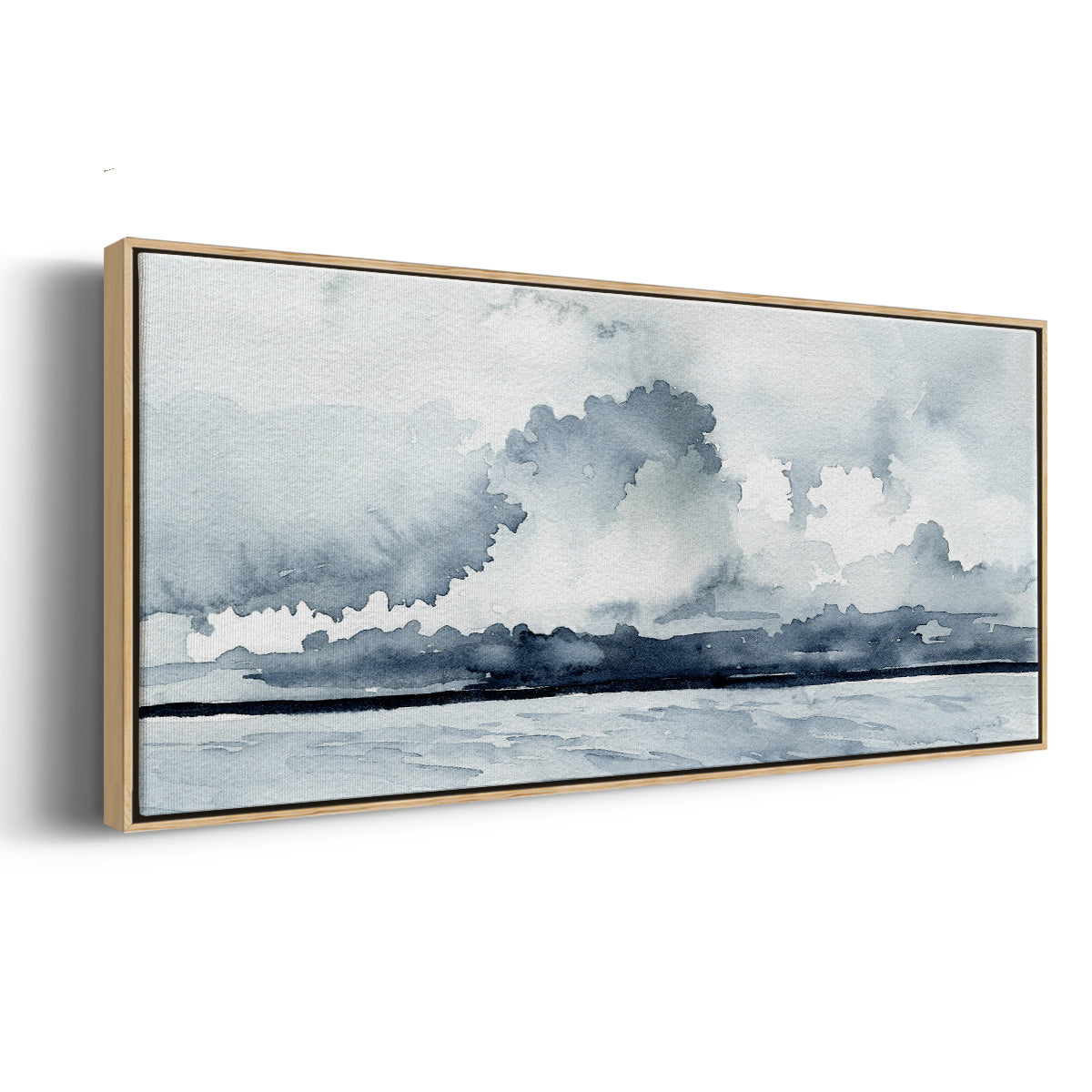 Passing Rain Storm I - Floater Framed Canvas Print