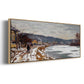 The Seine at Bougival, 1869 - Floater Framed Canvas Print