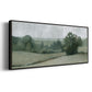 Soft Green Landscape II - Floater Framed Canvas Print