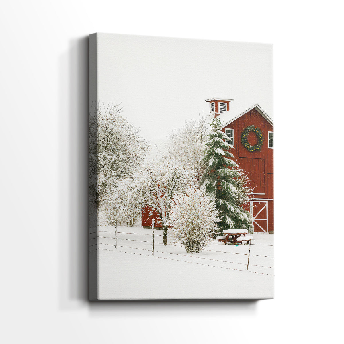 Frostlit Serenade - Canvas Art Print