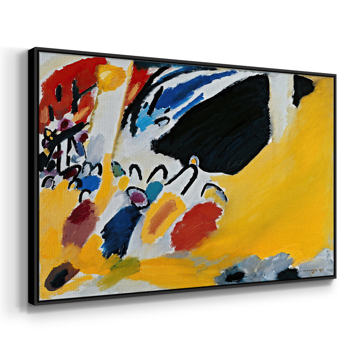 Impression III (Concert), 1911 - Floater Framed Canvas Print