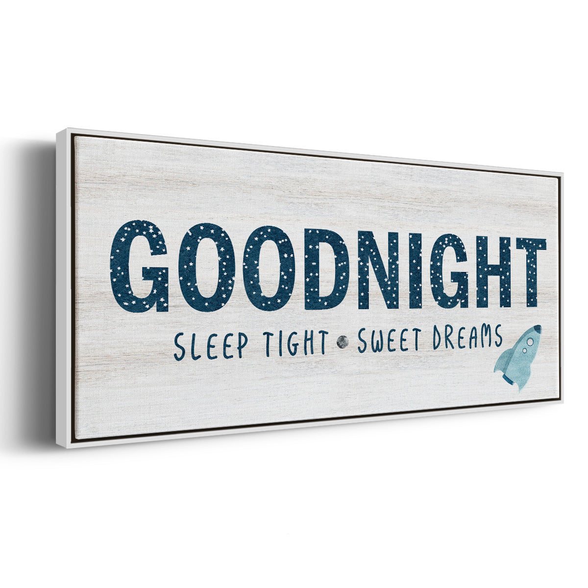 Sleep Tight Sweet Dreams - Floater Framed Canvas Print