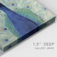 Blue Peacock II Premium Gallery Wrapped Canvas - Ready to Hang