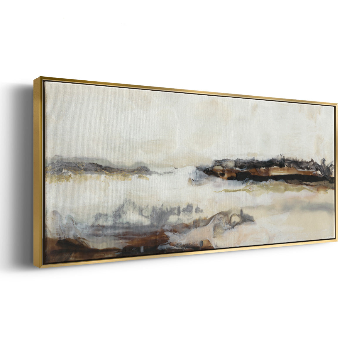 Joyful Horizon II - Floater Framed Canvas Print