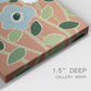 Woodblock Floral IV - Canvas Art Print