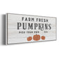 Farm Fresh Pumpkins - Floater Framed Canvas Print