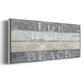 Life Better Beach - Floater Framed Canvas Print