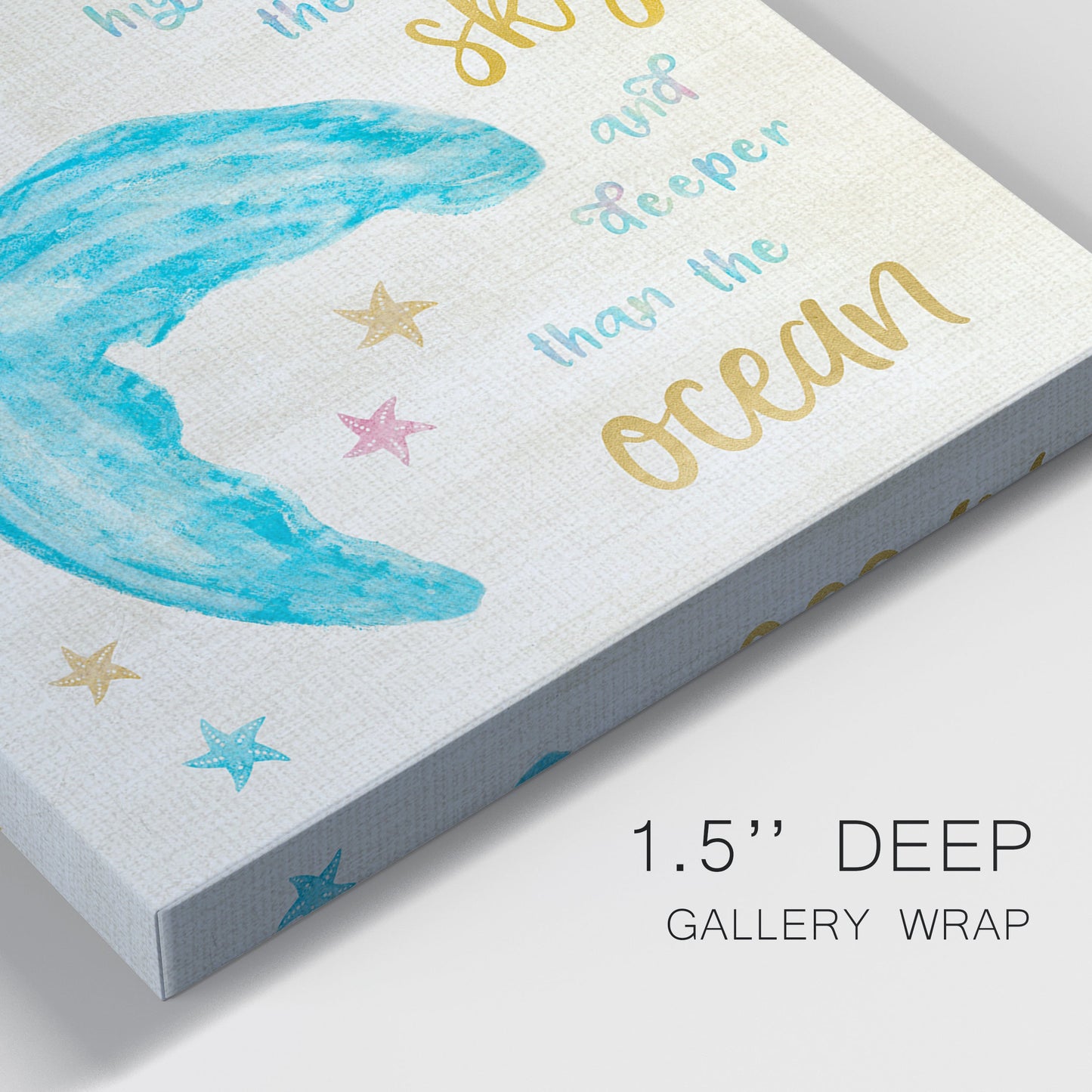 Mermaid Dream Premium Gallery Wrapped Canvas - Ready to Hang - Set of 2 - 8 x 12 Each