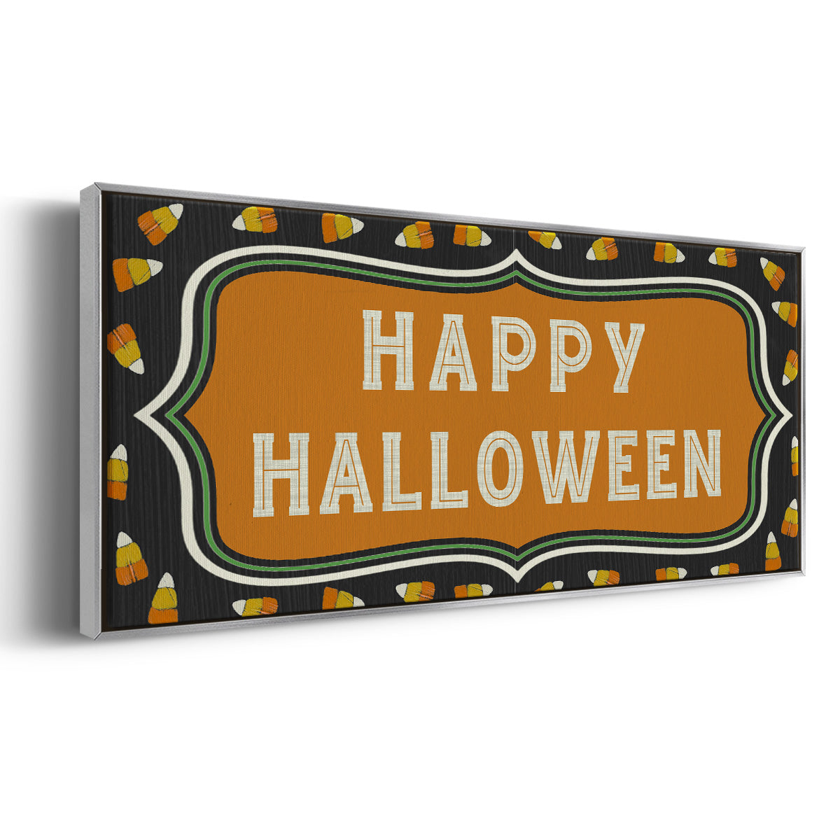 Happy Hallowween - Floater Framed Canvas Print