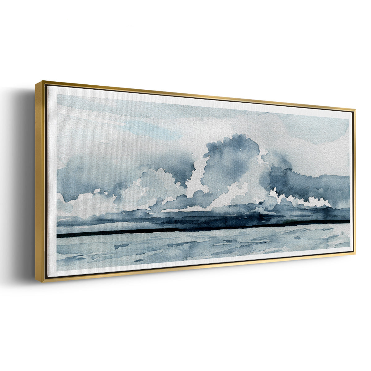 Passing Rain Storm II - Floater Framed Canvas Print