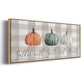 Gather With Grateful Hearts - Floater Framed Canvas Print