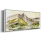 Plum Ridge I - Floater Framed Canvas Print
