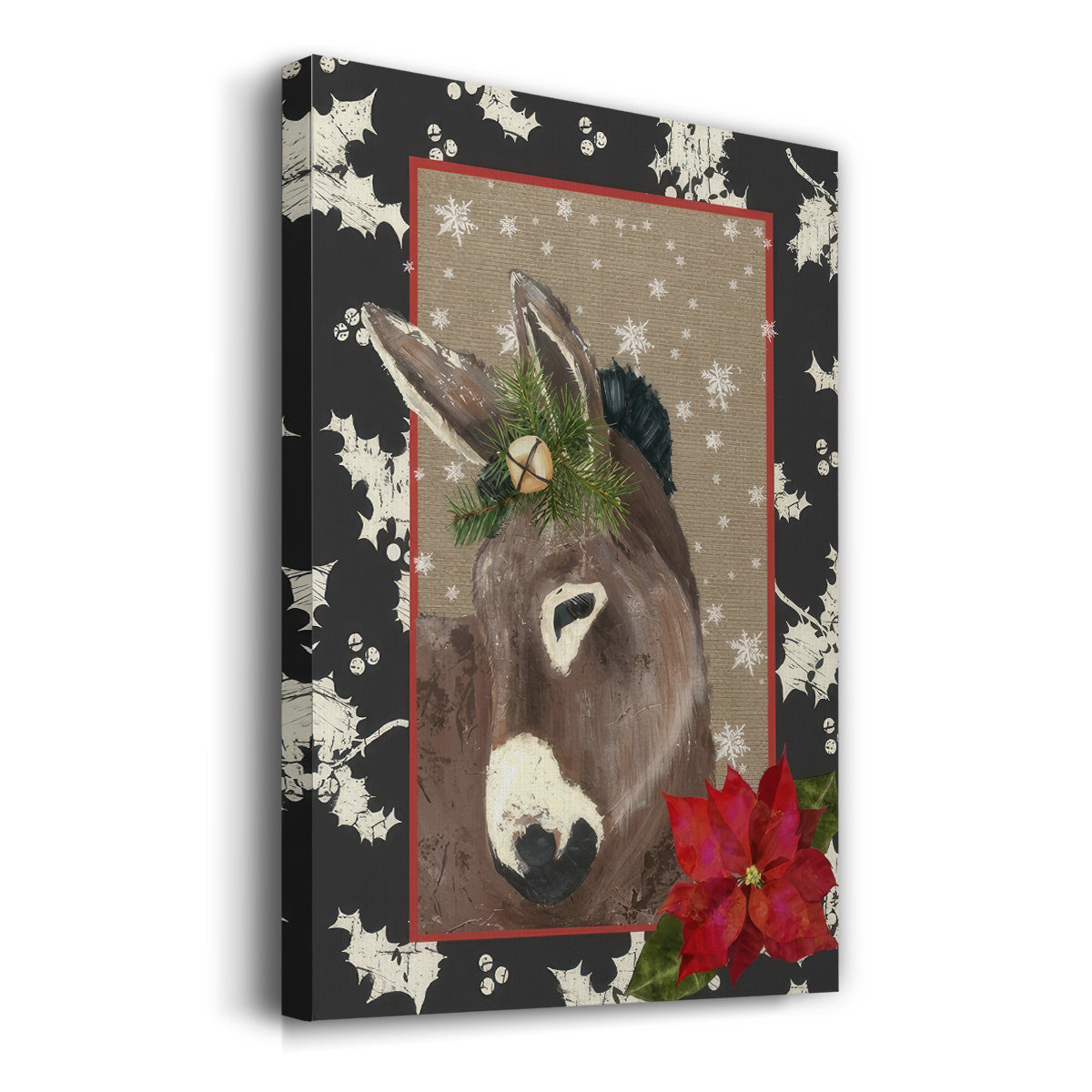 County Christmas Farm III - Gallery Wrapped Canvas