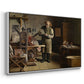 The Plate Printer, 1875 - Floater Framed Canvas Print